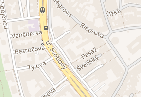 Barvířská v obci Olomouc - mapa ulice