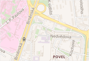 Bieblova v obci Olomouc - mapa ulice