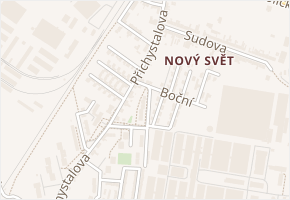 Boční v obci Olomouc - mapa ulice