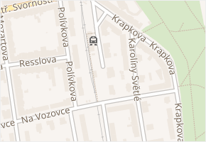 Boženy Němcové v obci Olomouc - mapa ulice