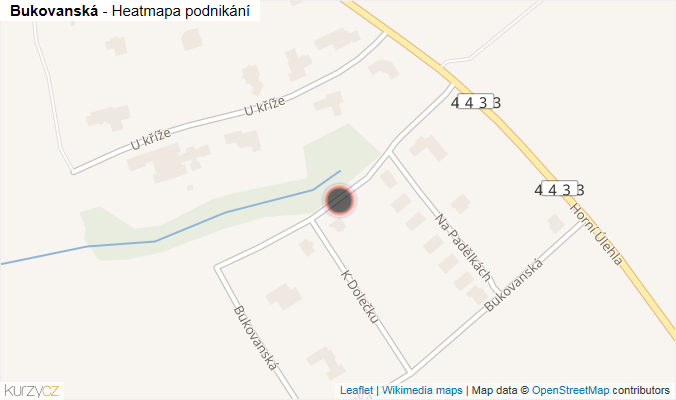 Mapa Bukovanská - Firmy v ulici.