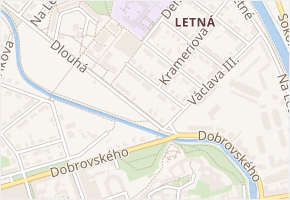 Černochova v obci Olomouc - mapa ulice