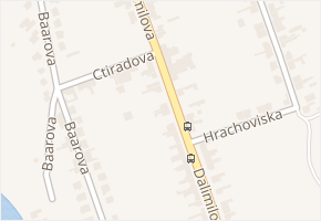 Dalimilova v obci Olomouc - mapa ulice