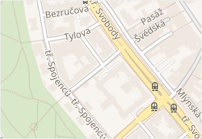 Dánská v obci Olomouc - mapa ulice