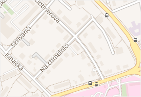 Dobnerova v obci Olomouc - mapa ulice