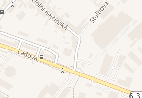 Dolní hejčínská v obci Olomouc - mapa ulice