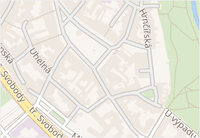 Dolní náměstí v obci Olomouc - mapa ulice