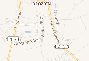 Dolní Úlehla v obci Olomouc - mapa ulice