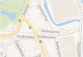 Domovina v obci Olomouc - mapa ulice