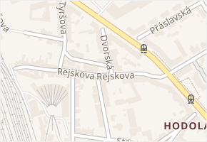 Dvorská v obci Olomouc - mapa ulice