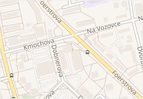Foerstrova v obci Olomouc - mapa ulice