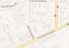 Fragnerova v obci Olomouc - mapa ulice