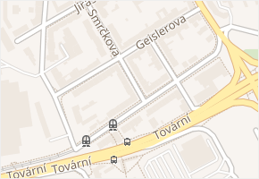 Geislerova v obci Olomouc - mapa ulice