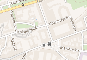 Hanáckého pluku v obci Olomouc - mapa ulice