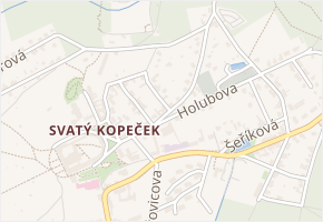 Haškova v obci Olomouc - mapa ulice