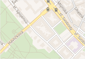 Havlíčkova v obci Olomouc - mapa ulice