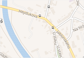 Heydukova v obci Olomouc - mapa ulice