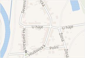 Hlušovická v obci Olomouc - mapa ulice