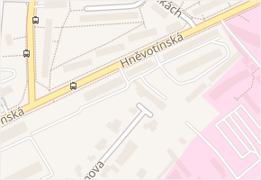 Hněvotínská v obci Olomouc - mapa ulice
