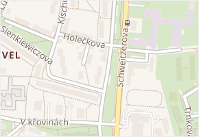 Holečkova v obci Olomouc - mapa ulice