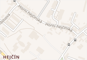 Horní hejčínská v obci Olomouc - mapa ulice
