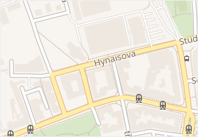 Hynaisova v obci Olomouc - mapa ulice
