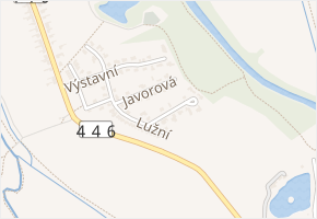 Javorová v obci Olomouc - mapa ulice