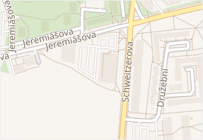 Jeremiášova v obci Olomouc - mapa ulice