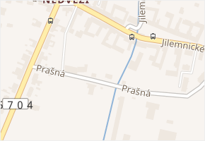 Jilemnického v obci Olomouc - mapa ulice