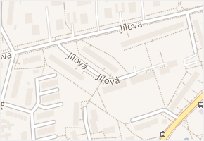 Jílová v obci Olomouc - mapa ulice