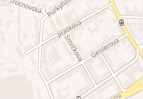 Jiráskova v obci Olomouc - mapa ulice