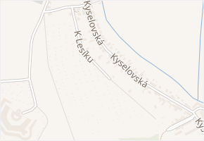 K Lesíku v obci Olomouc - mapa ulice