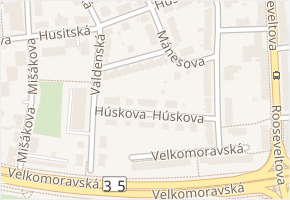 Kališnická v obci Olomouc - mapa ulice