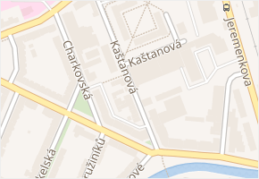 Kaštanová v obci Olomouc - mapa ulice