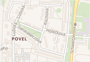 Kischova v obci Olomouc - mapa ulice