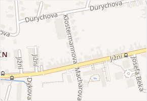 Klostermannova v obci Olomouc - mapa ulice