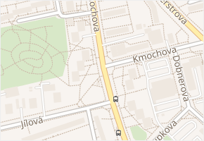 Kmochova v obci Olomouc - mapa ulice