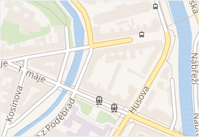 Komenského v obci Olomouc - mapa ulice