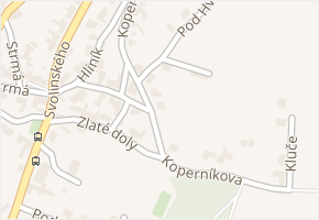 Koperníkova v obci Olomouc - mapa ulice