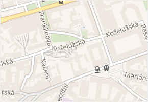 Koželužská v obci Olomouc - mapa ulice
