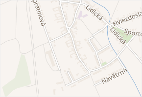 Kožušanská v obci Olomouc - mapa ulice