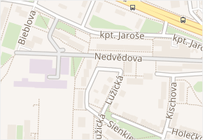 kpt. Jaroše v obci Olomouc - mapa ulice