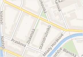 kpt. Nálepky v obci Olomouc - mapa ulice