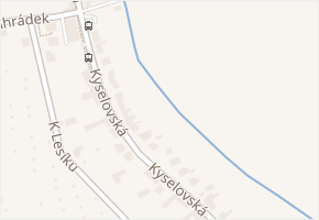 Kyselovská v obci Olomouc - mapa ulice