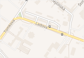 Ladova v obci Olomouc - mapa ulice