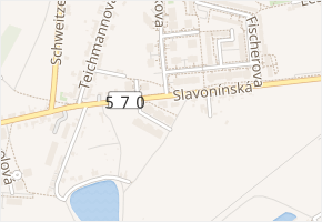 Loudova v obci Olomouc - mapa ulice