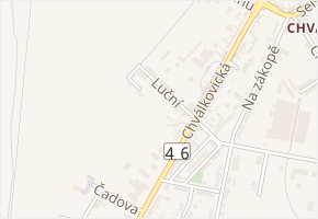 Luční v obci Olomouc - mapa ulice