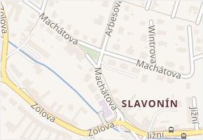 Machátova v obci Olomouc - mapa ulice