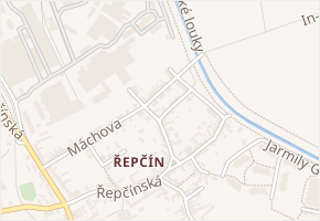 Martinova v obci Olomouc - mapa ulice