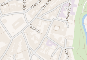 Michalská v obci Olomouc - mapa ulice
